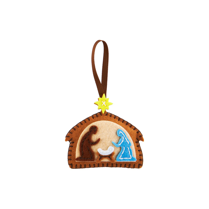 DIY Felt Ornament Kit - Nativity