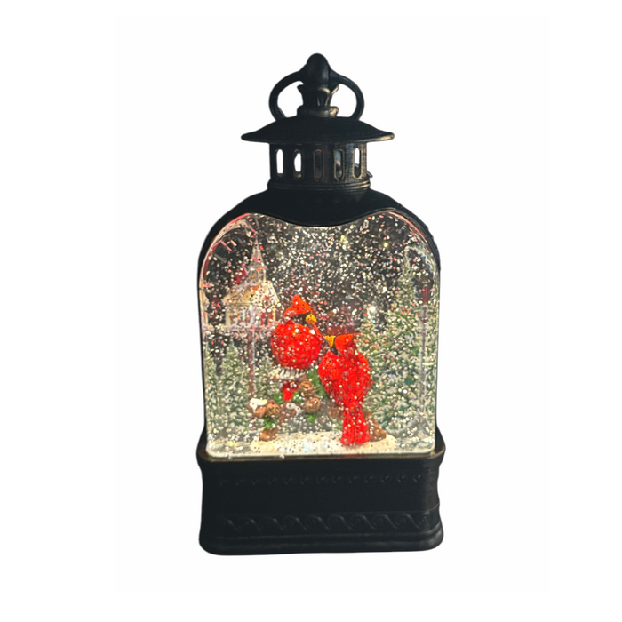 LED Cardinal Birds Water Lantern