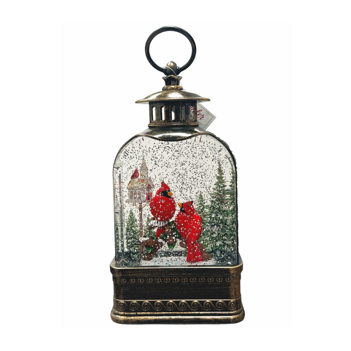 LED Cardinal Birds Water Lantern