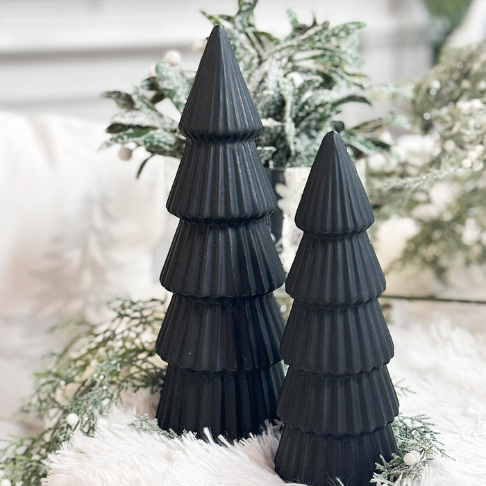 Large Black Ceramic Tree