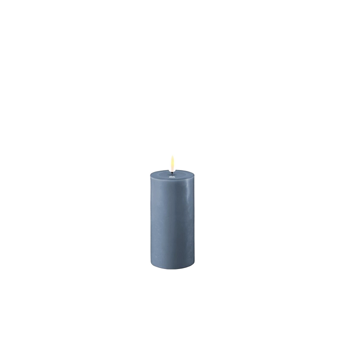 Ice Blue LED Candle 2x4 Inch - Flameless Melt