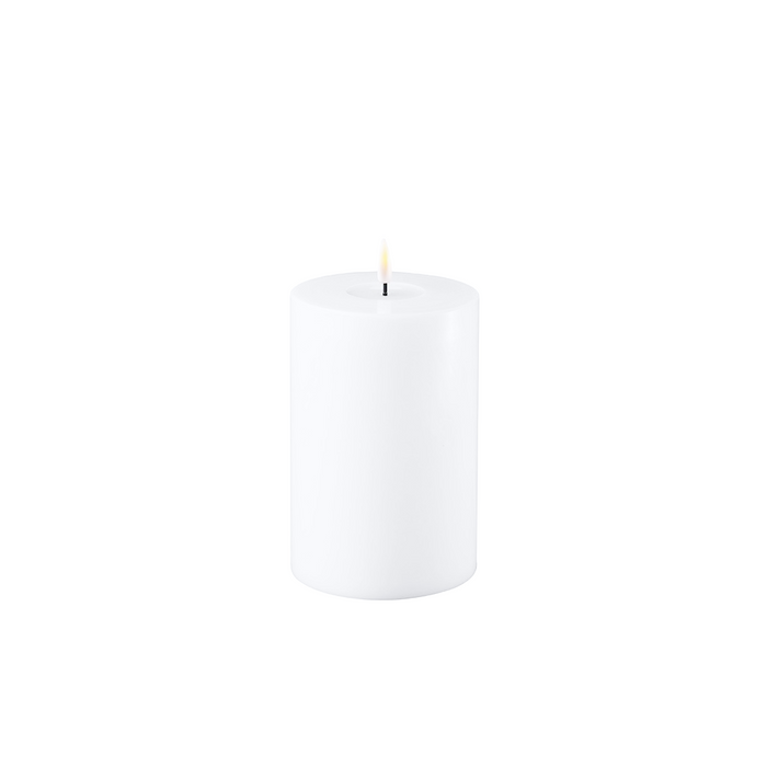 White LED Candle 4x6 inch - Flameless Melt