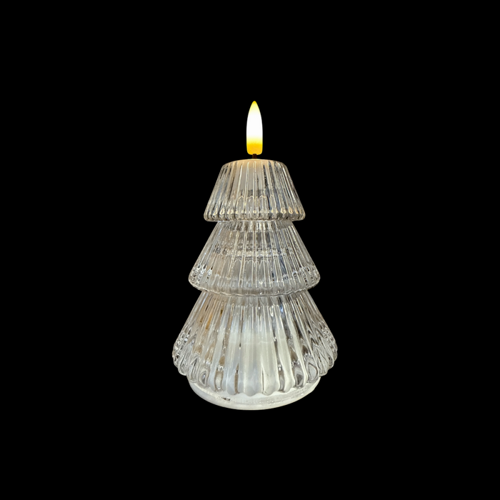 LED Clear Flameless Candle Tree