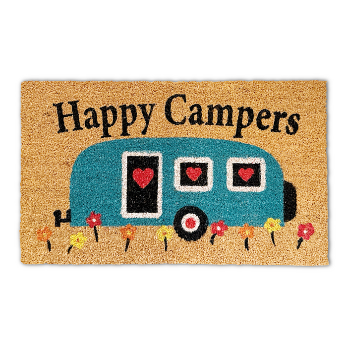 "Happy Campers" Doormat