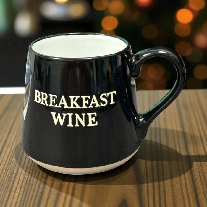 Fat Bottom Mug - "Breakfast Wine"
