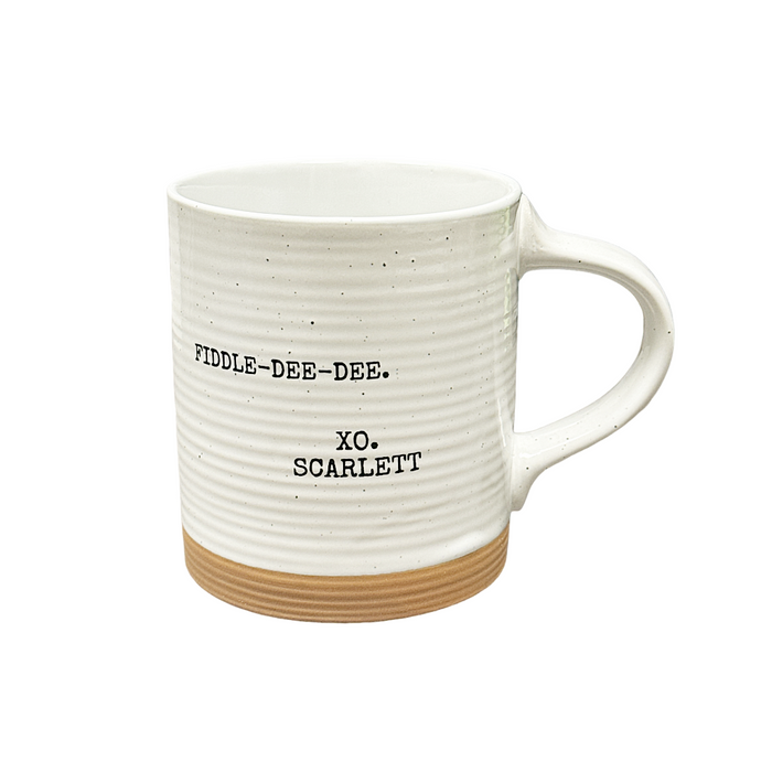 Mug - "Fiddle-Dee-Dee - XO Scarlett"