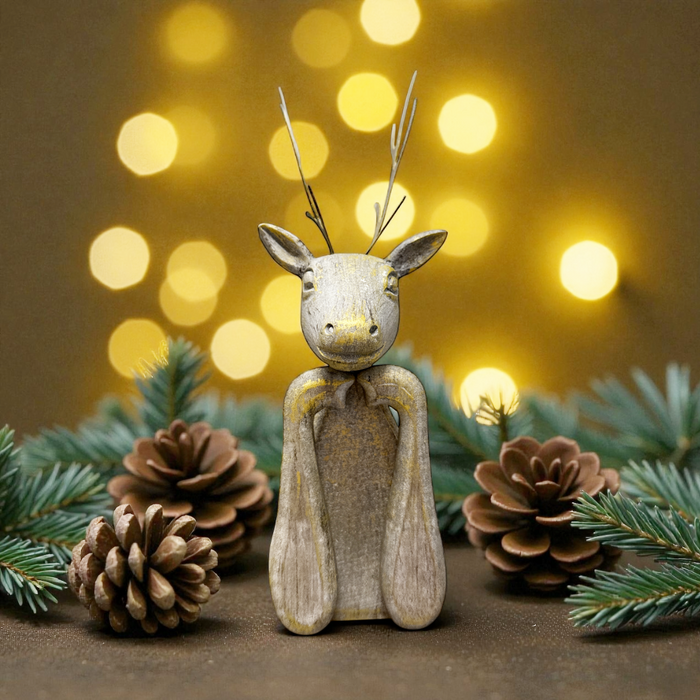 MDF/Iron Deer Décor