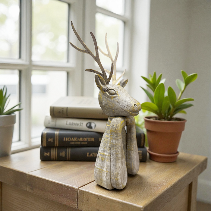 MDF/Iron Deer Décor