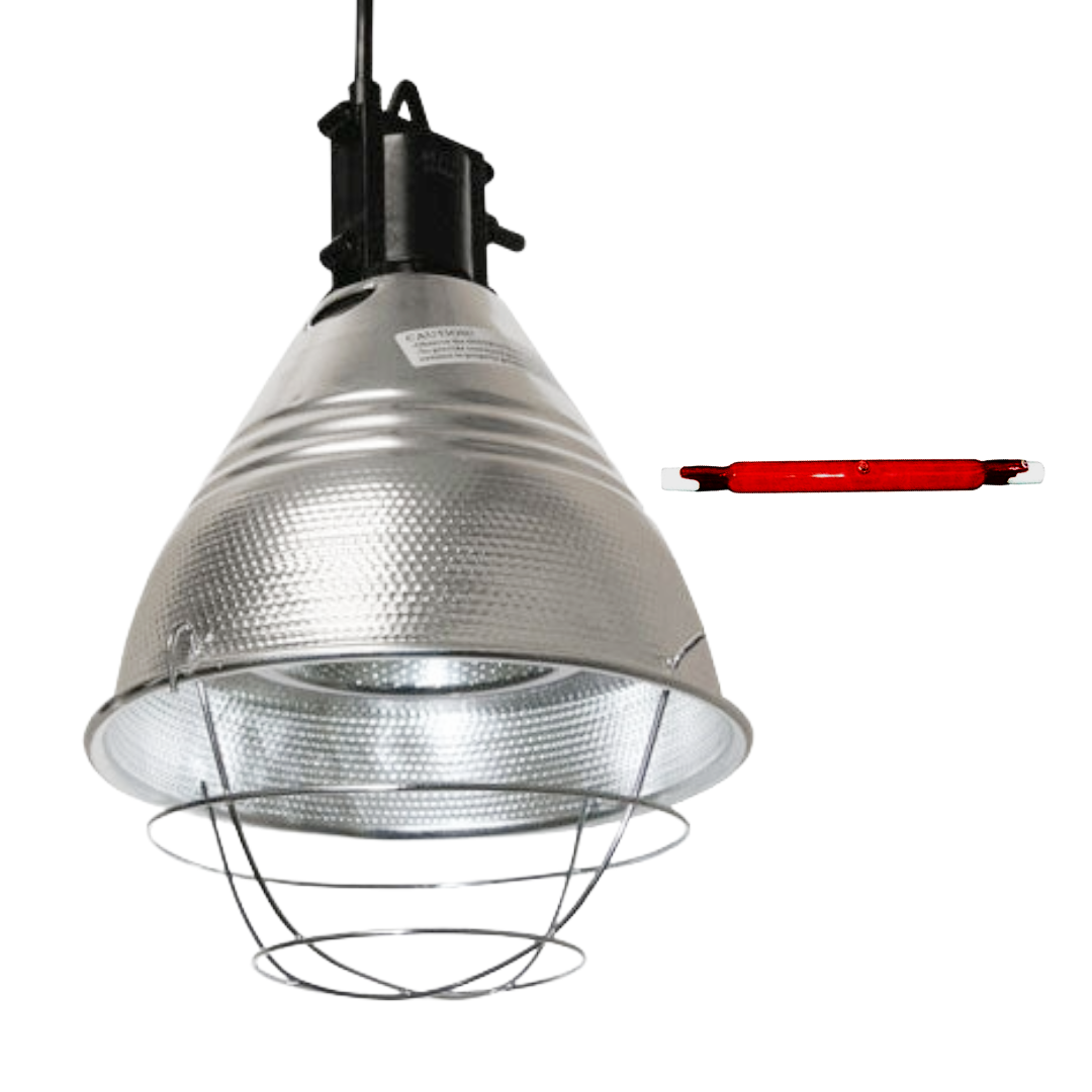 Hanging 175 watt Halogen Infrared Brooder Lamp w/Bulb — Berry Hill
