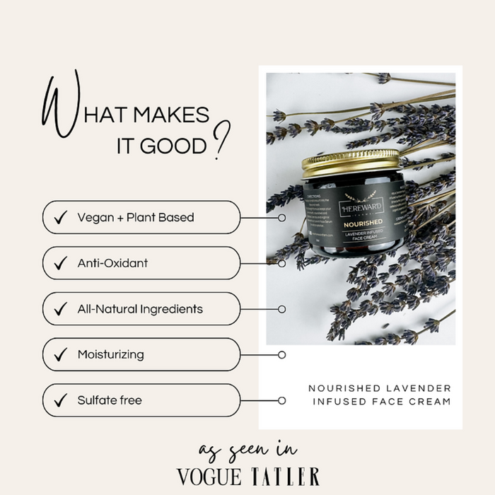 Nourished Lavender Infused Face Cream