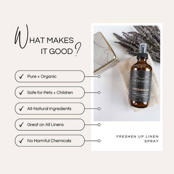 Freshen Up Lavender Linen Water & Room Spray