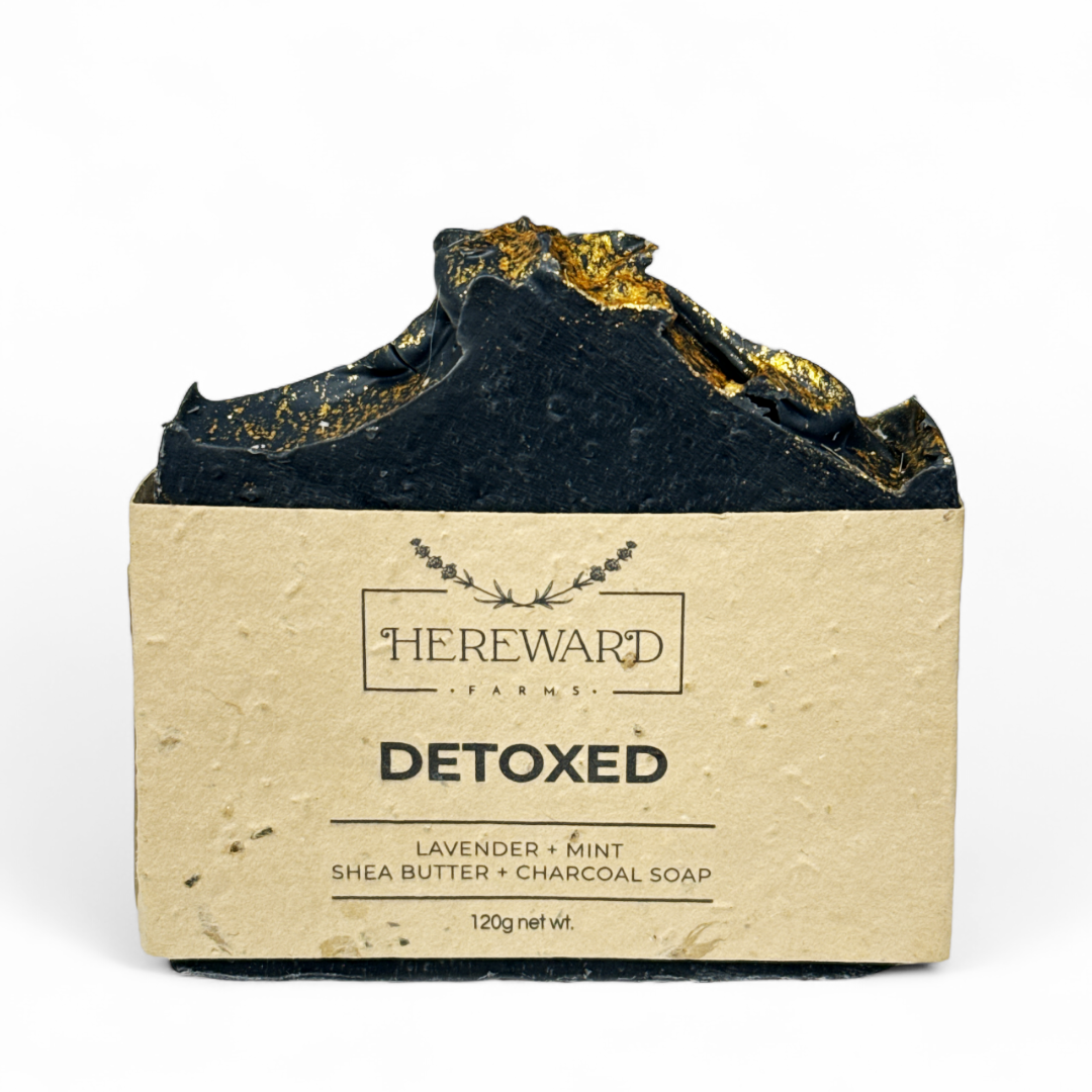 Detoxed Charcoal Lavender & Mint Soap — Berry Hill