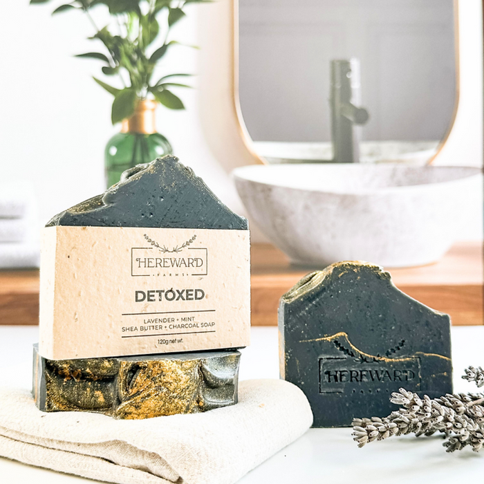 Detoxed Charcoal Lavender & Mint Soap