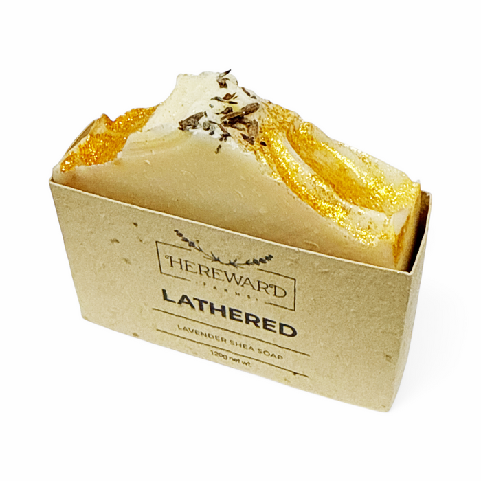 Lathered Lavender Shea Soap