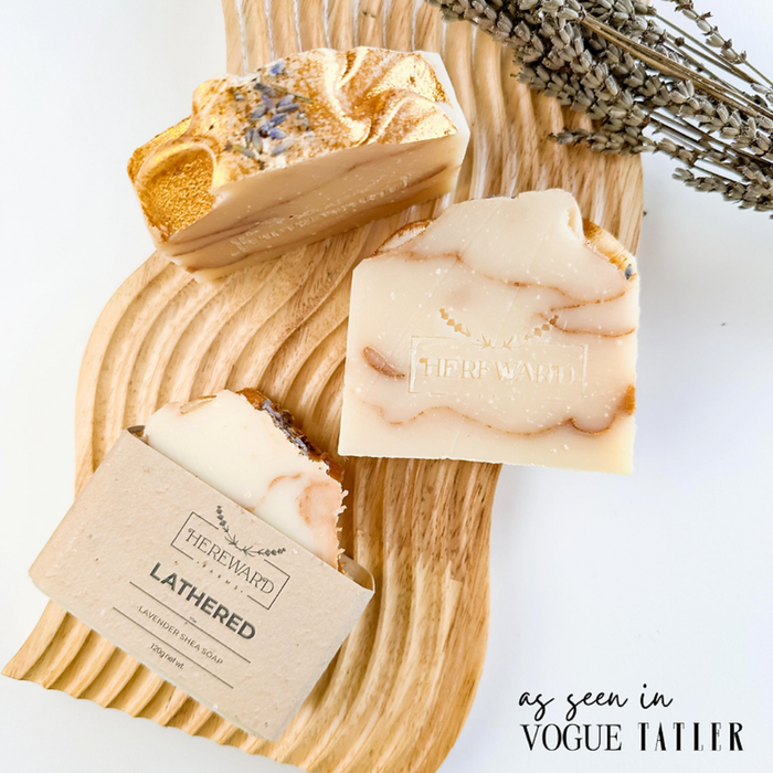 Lathered Lavender Shea Soap