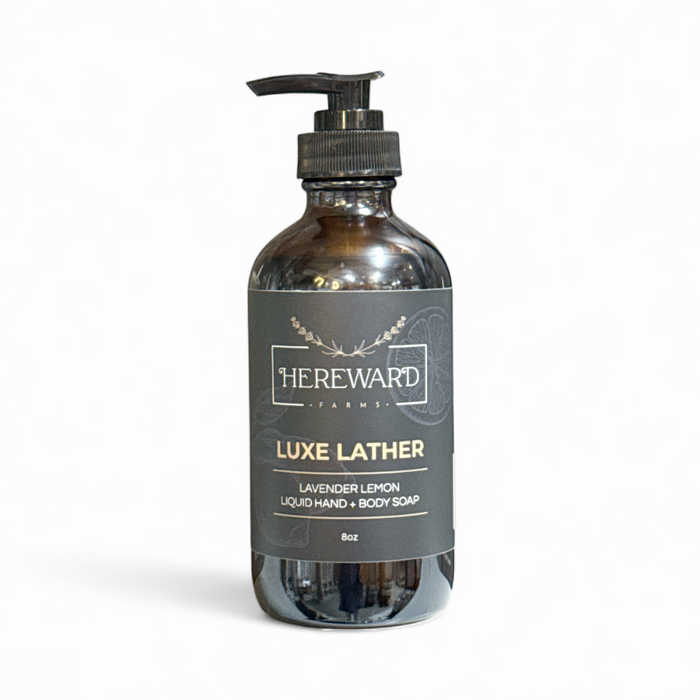 Luxe Lather Liquid Hand & Body Soap - Lavender Lemon