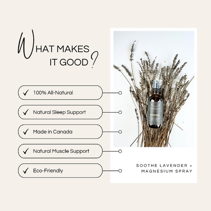 Soothe Lavender + Magnesium Body Oil Spray