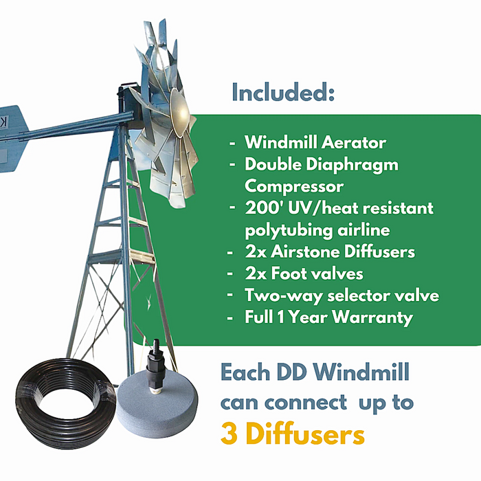 20' Koenders Double Diaphragm Windmill System
