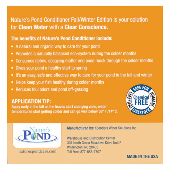 Natures Pond Care - Fall/Winter