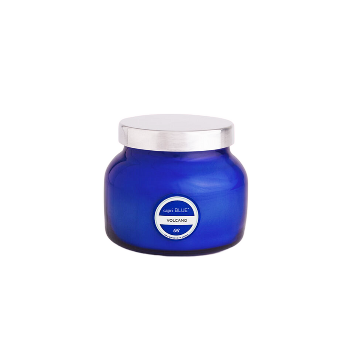 Volcano Candle - 8oz Blue Petite Jar