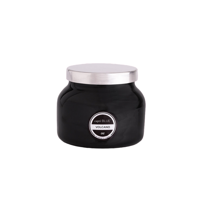 Volcano Candle - 8oz Black Petite Jar