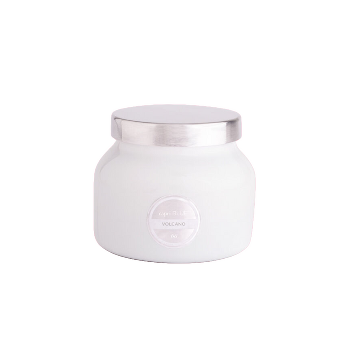 Volcano Candle - 8oz White Petite Jar