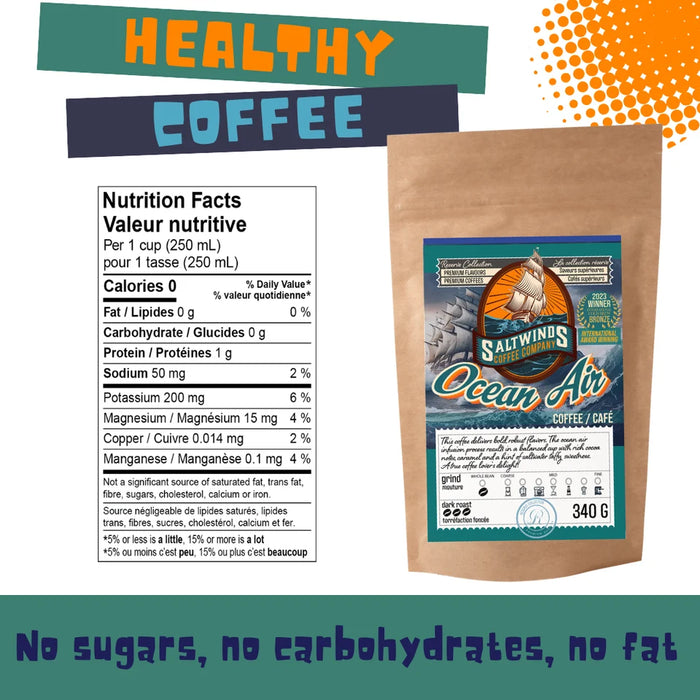 Saltwinds Coffee - Ocean Air Blend - Dark Roast