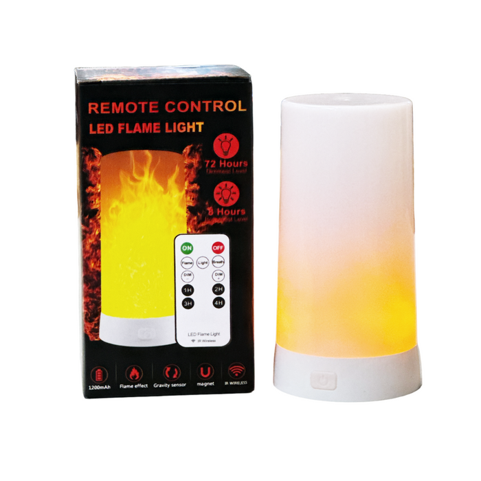 5" LED Flame Effect Light with Remote