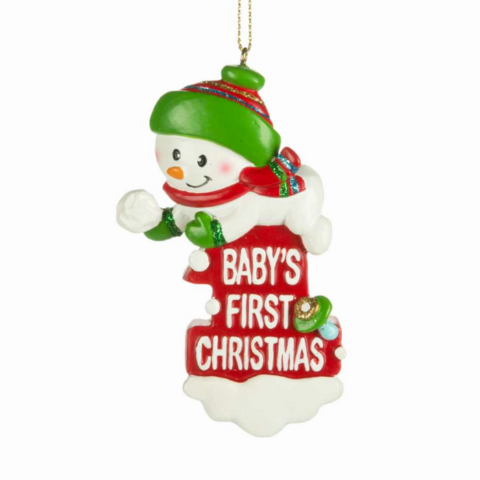 4" Baby's 1st Christmas Ornament