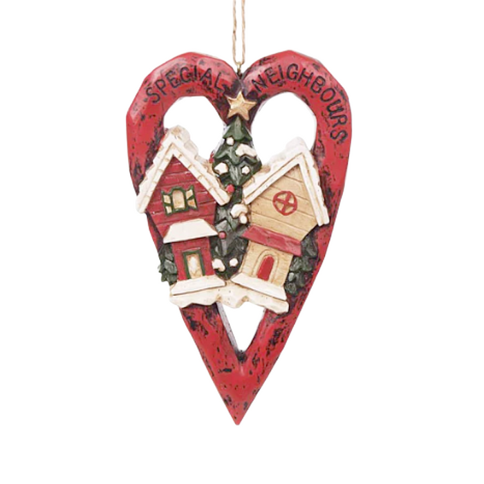 5" Special Neighbours Heart Ornament