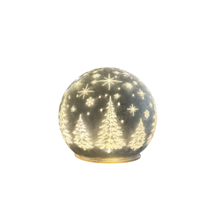 4.5" LED Ball with Winter Scene