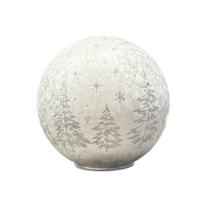 7" LED Ball with Winter Scene