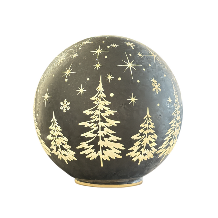 7" LED Ball with Winter Scene