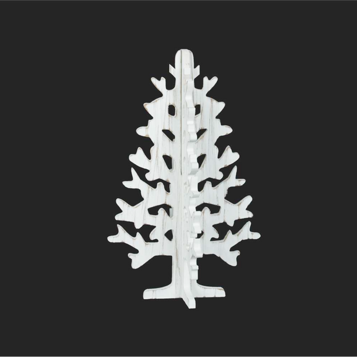 14" 3D Laser Cut Wood Tree