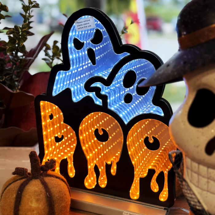 11.5" Ghost BOO Infinity Light