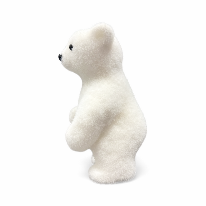 6.5" White Baby Polar Bear Ornament