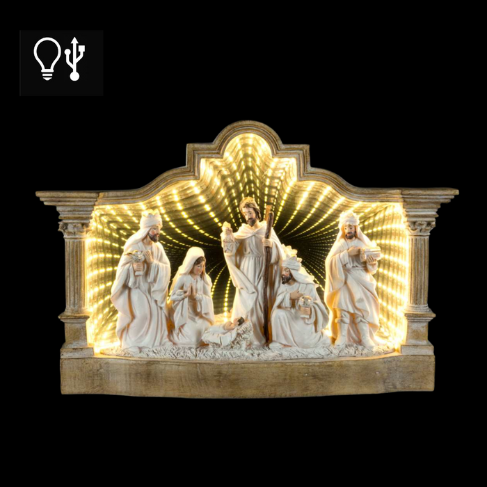 15" Nativity LED Infinity Light