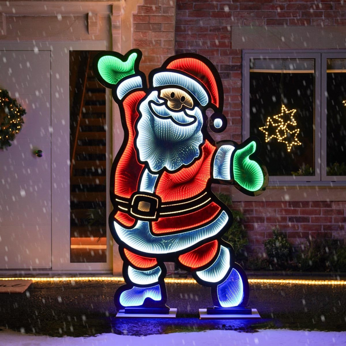 72" Santa Outdoor LED Infinity Light