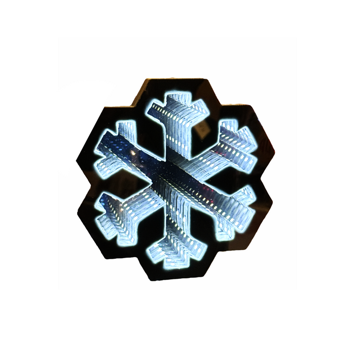 70" Snowflake Garland LED Infinity Light