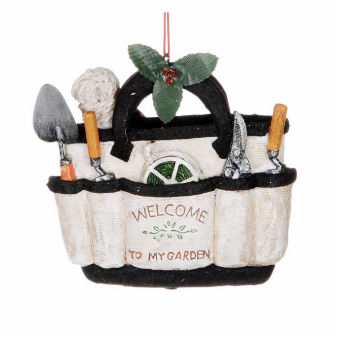 4" Gardening Bag & Tools Ornament