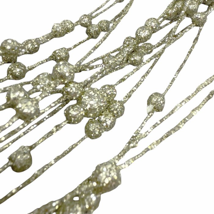 40" Gold and Silver Sparkle Spray