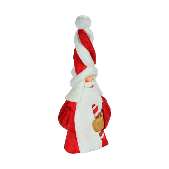 Candy Cane Tall Hat Santa