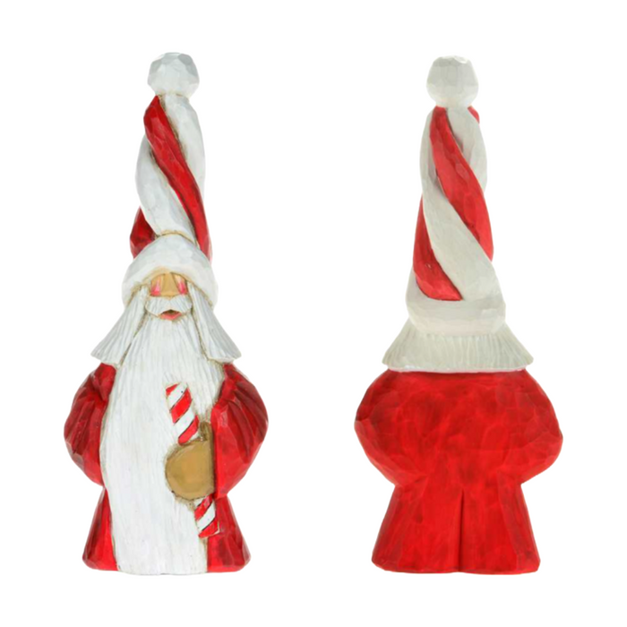 Candy Cane Tall Hat Santa