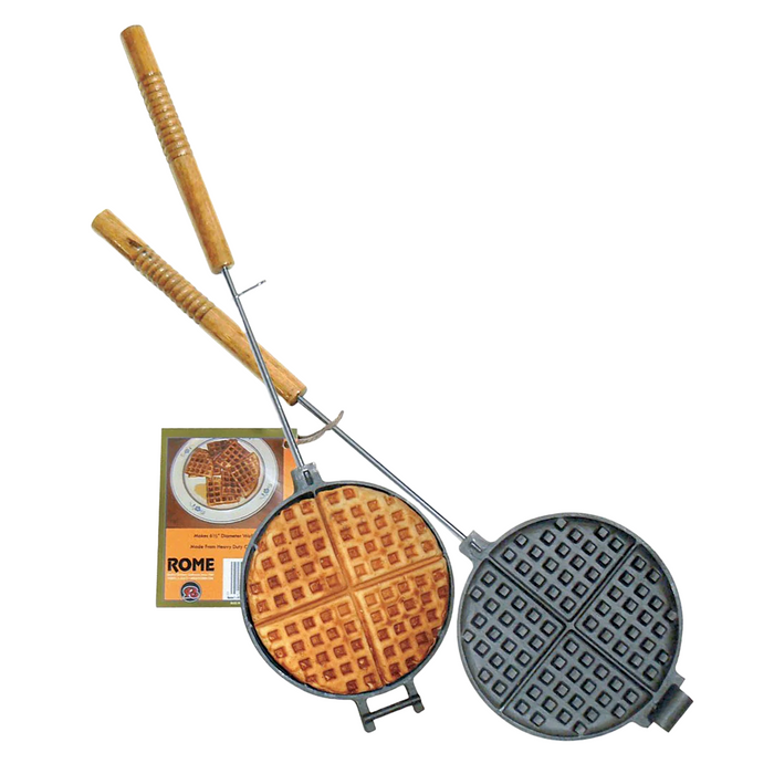 Cast Iron Chuck Wagon Waffle Iron