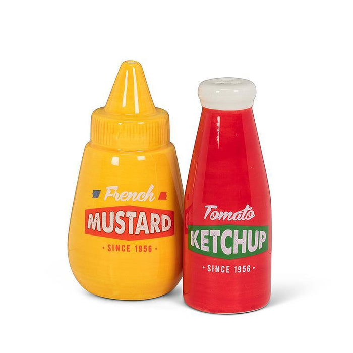 Salt & Pepper Shakers - Mustard & Ketchup