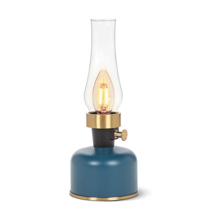 LED Lantern Style Table Light - Blue