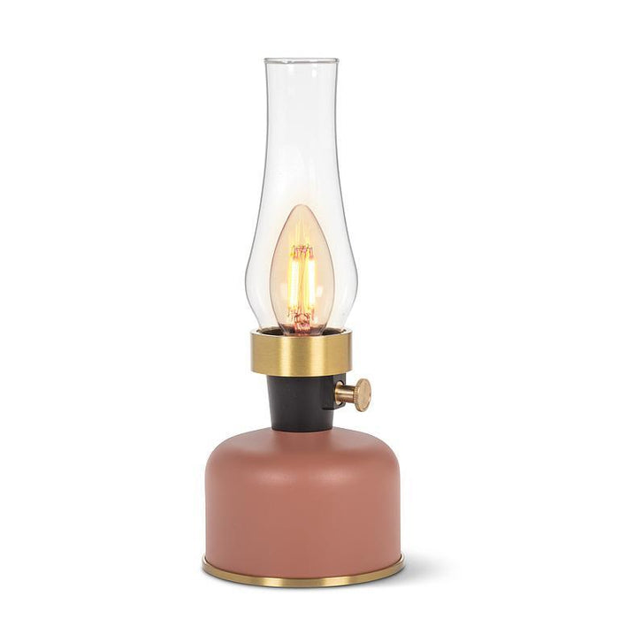 LED Lantern Style Table Light - Terracotta