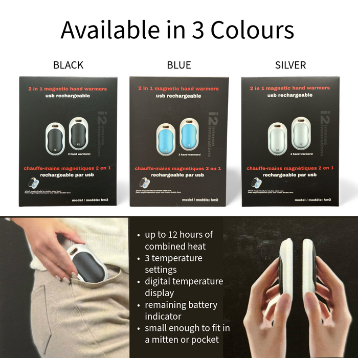 2-In-1 Rechargeable Magnetic Hand Warmers