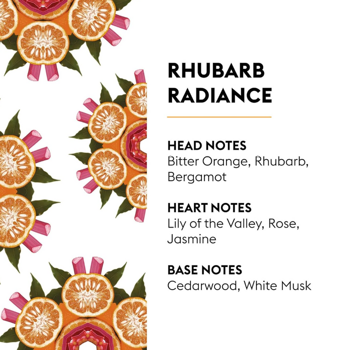 Lampe Berger Amber Spirale Lamp + 250ml Rhubarb Radiance Oil Fragrance