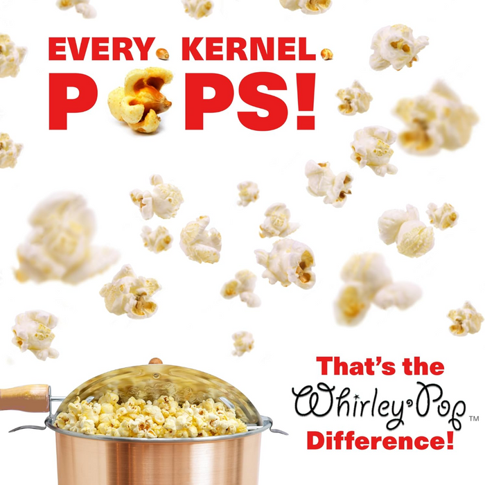 Whirley Pop Popcorn Popper - Copper Clad Stainless Steel